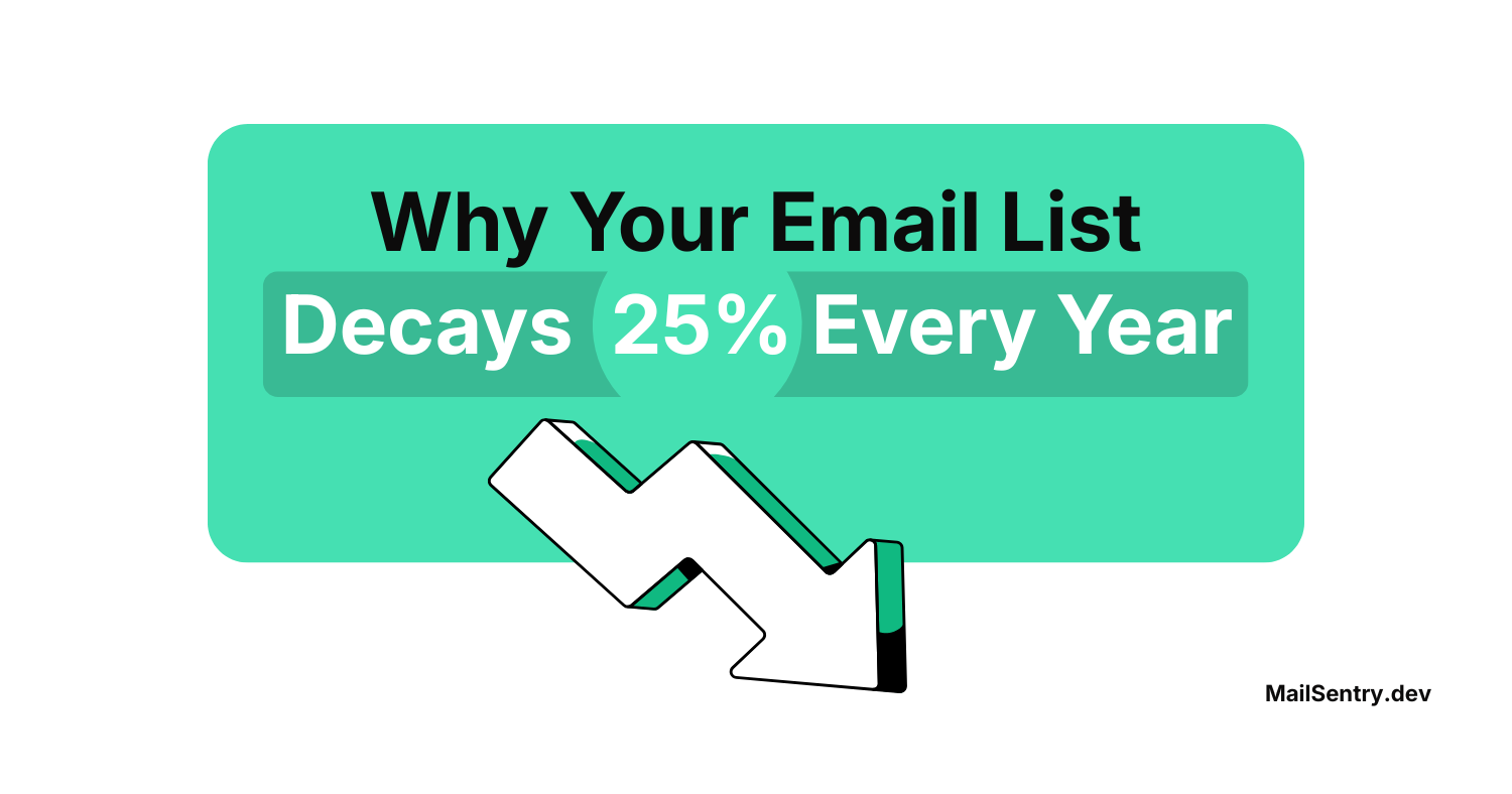 Why Your Email List Decays 25% Every Year (and How to Fix It)
