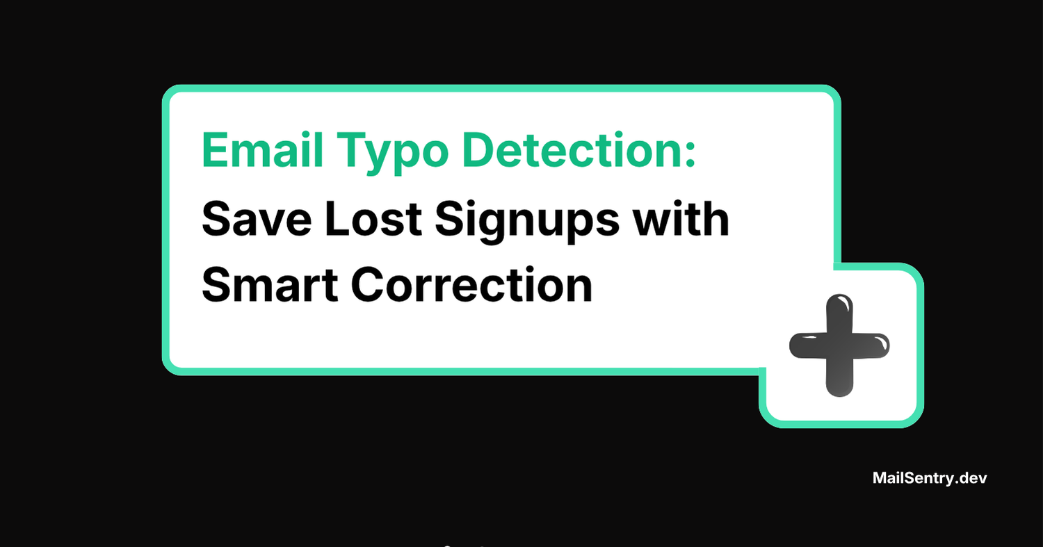Email Typo Detection: Save Lost Signups with Smart Correction